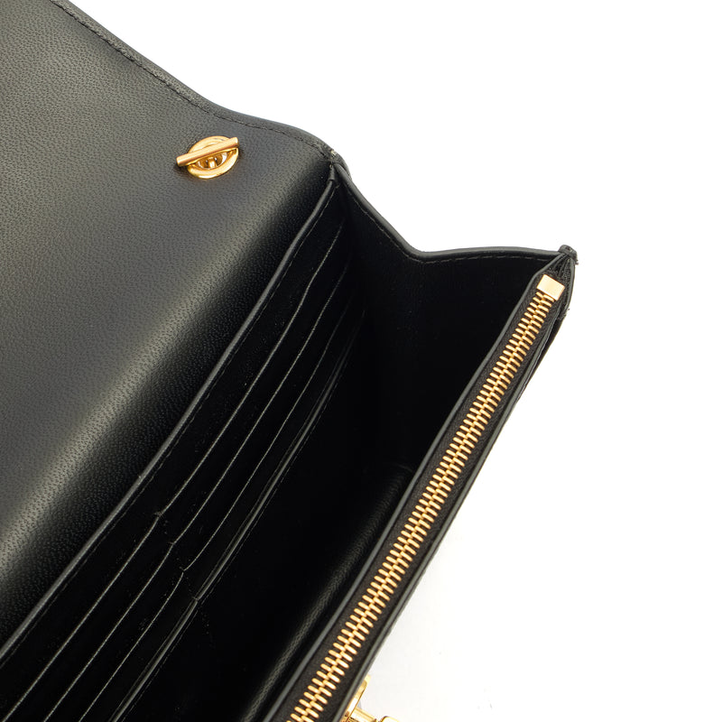 Picture of Mulberry Cross Body Darley in Black Forest, Calfskin Leather