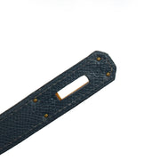Picture of Hermes Top Handle Kelly 32 in Bleu Indigo, Courchevel Leather