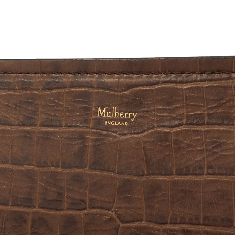 Picture of Mulberry Cross Body Amberley in Brown, Exotic Effect Leather