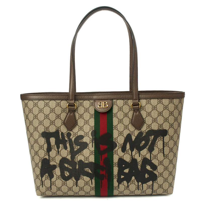 Picture of Gucci Tote Ophidia GG Medium Tote in Brown, Leather