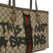 Picture of Gucci Tote Ophidia GG Medium Tote in Brown, Leather