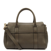 Picture of Mulberry Cross Body Bayswater with Strap- Small in Grey, Leather