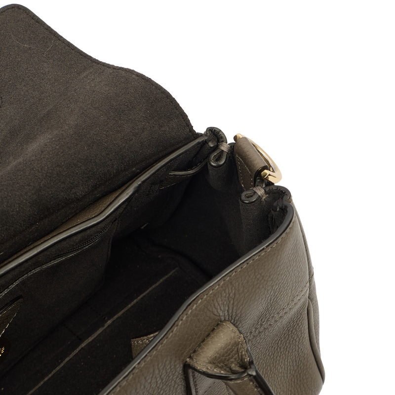 Picture of Mulberry Cross Body Bayswater with Strap- Small in Grey, Leather