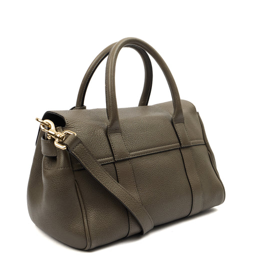 Picture of Mulberry Cross Body Bayswater with Strap- Small in Grey, Leather