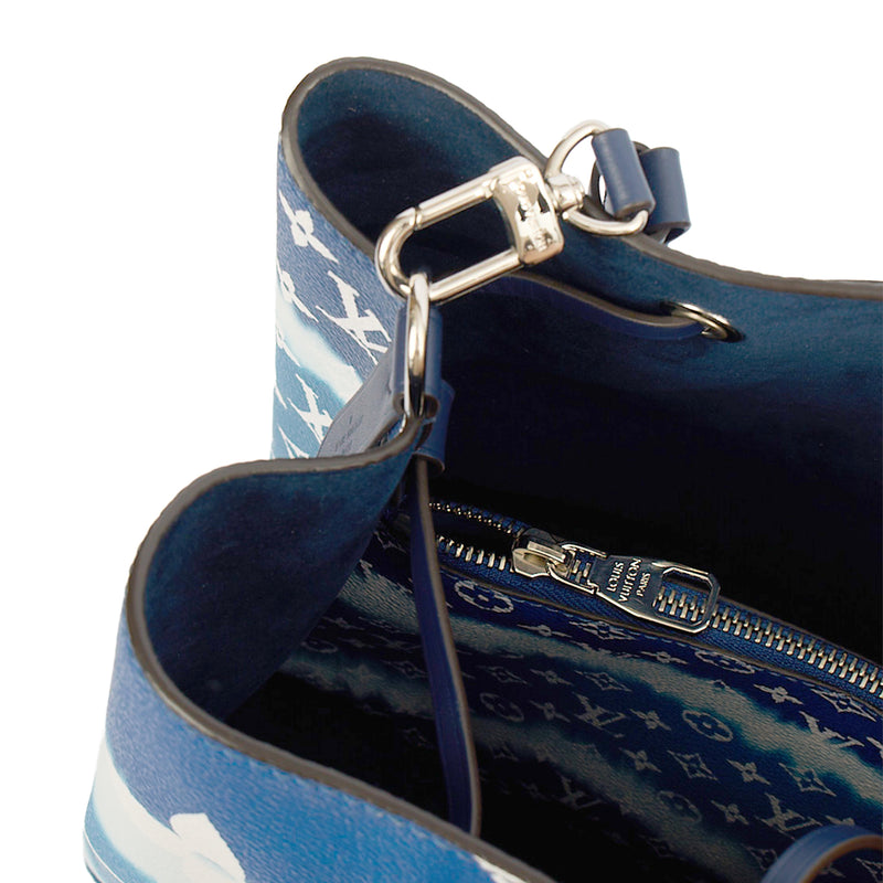 Picture of Louis Vuitton Bucket Bag NeoNoe MM Bucket in Blue, Canvas