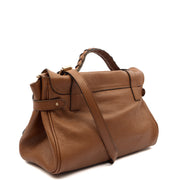 Picture of Mulberry Top Handle Alexa in Oak, Calfskin Leather
