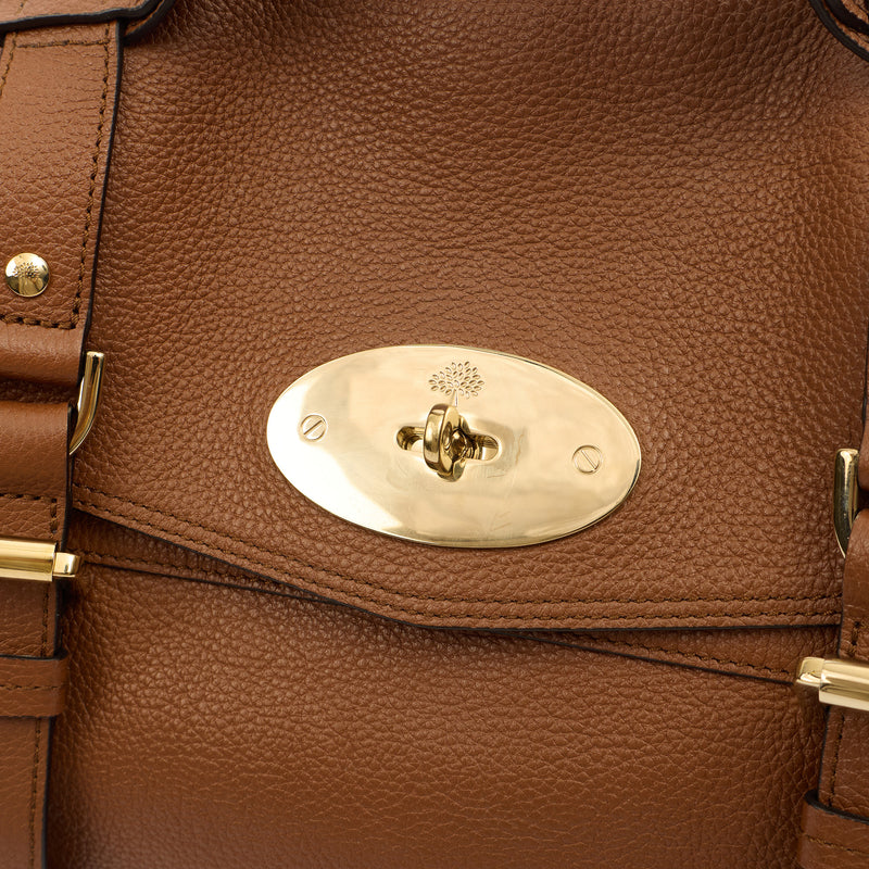 Picture of Mulberry Top Handle Alexa in Oak, Calfskin Leather
