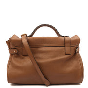 Picture of Mulberry Top Handle Alexa in Oak, Calfskin Leather