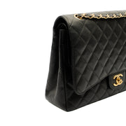 Picture of Chanel Top Handle Classic - Maxi in Black, Leather