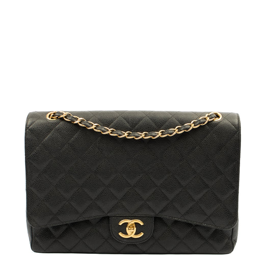 Picture of Chanel Top Handle Classic - Maxi in Black, Leather