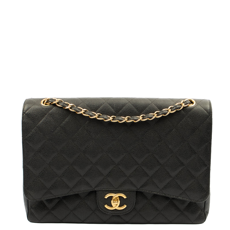 Picture of Chanel Top Handle Classic - Maxi in Black, Leather