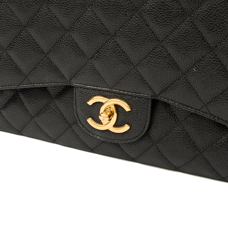 Picture of Chanel Top Handle Classic - Maxi in Black, Leather