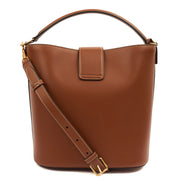 Picture of Celine Bucket Bag Louise Bucket Bag - Small in Brown, Leather