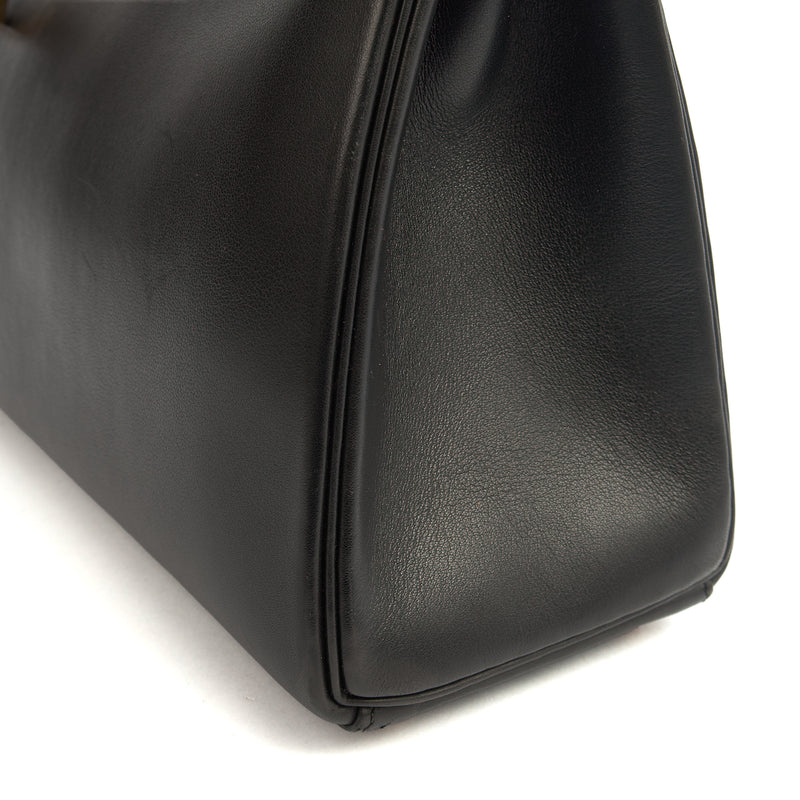 Picture of Hermes Top Handle Kelly 32 in Black, Box Calf Leather