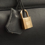 Picture of Hermes Top Handle Kelly 32 in Black, Box Calf Leather