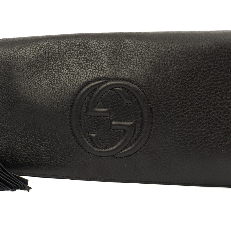 Picture of Gucci Clutch Soho Clutch in Black, Leather