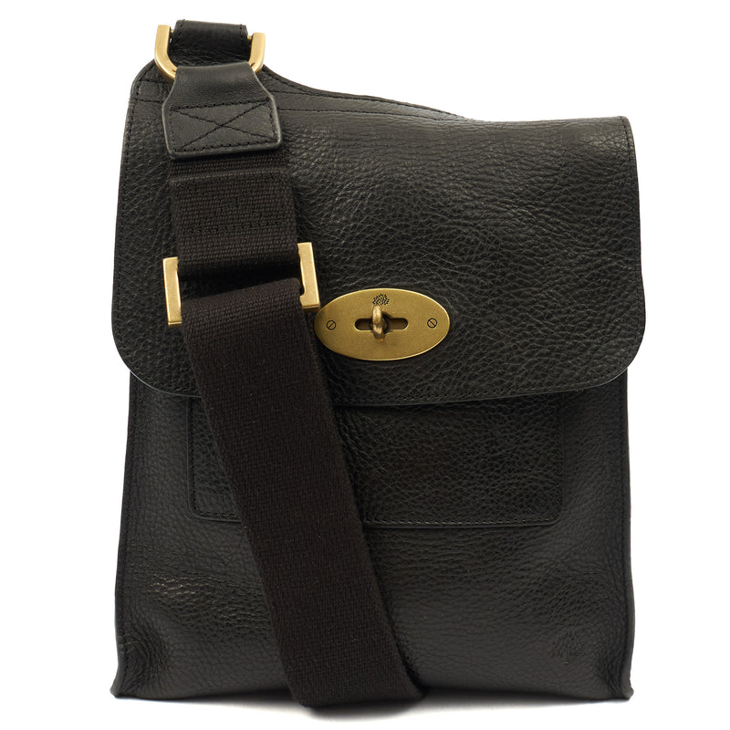 Picture of Mulberry Cross Body Antony in Black, Leather