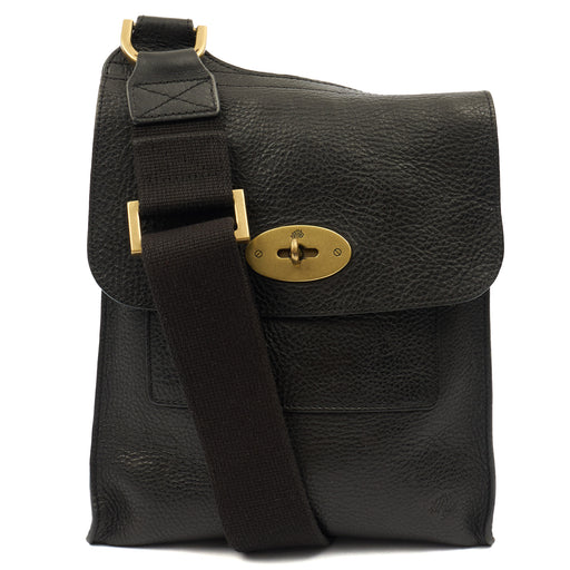 Picture of Mulberry Cross Body Antony in Black, Leather