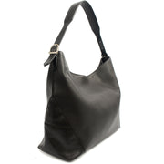 Picture of Aspinal of London Tote Hobo in Black, Leather
