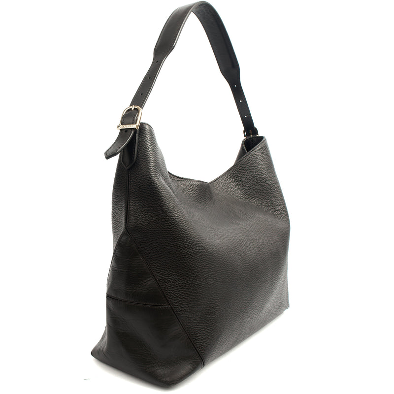 Picture of Aspinal of London Tote Hobo in Black, Leather