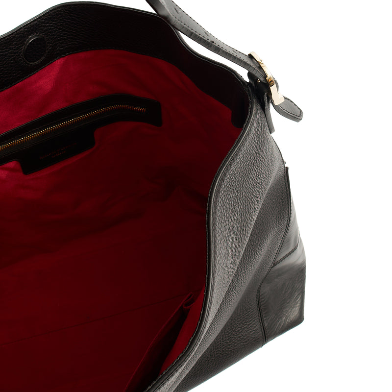 Picture of Aspinal of London Tote Hobo in Black, Leather