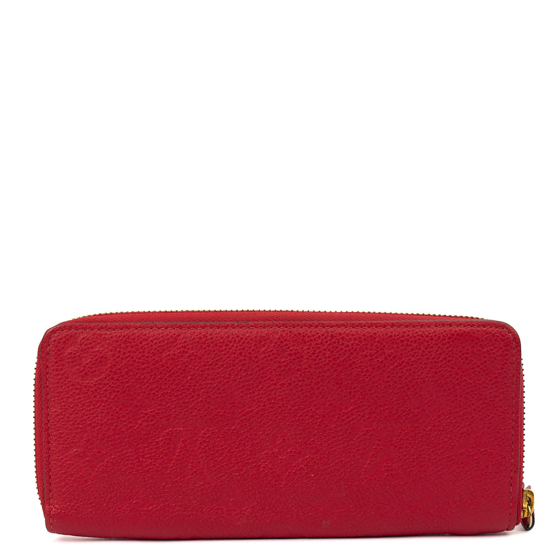 Picture of Louis Vuitton Purse Zippy Wallet in Red, Empreinte Leather