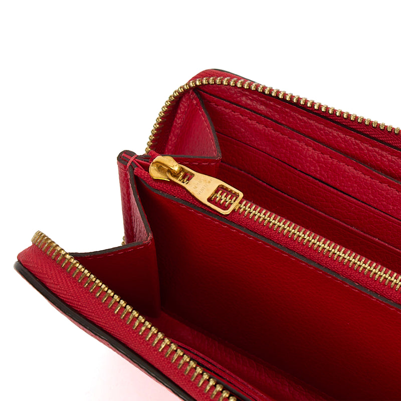 Picture of Louis Vuitton Purse Zippy Wallet in Red, Empreinte Leather