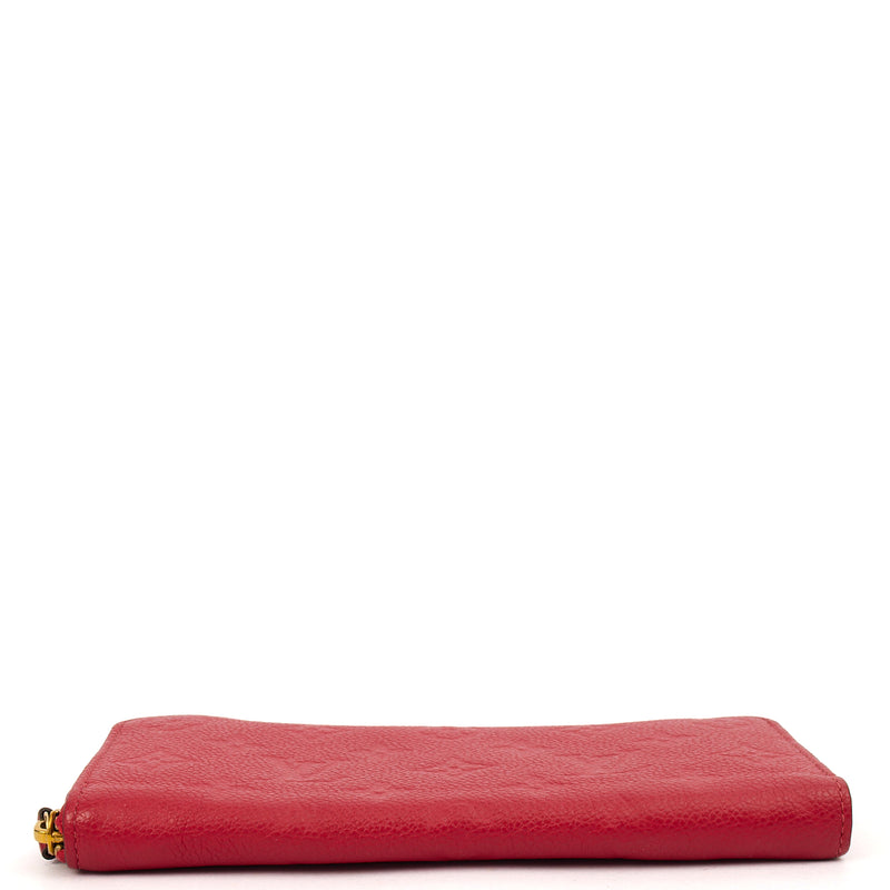 Picture of Louis Vuitton Purse Zippy Wallet in Red, Empreinte Leather