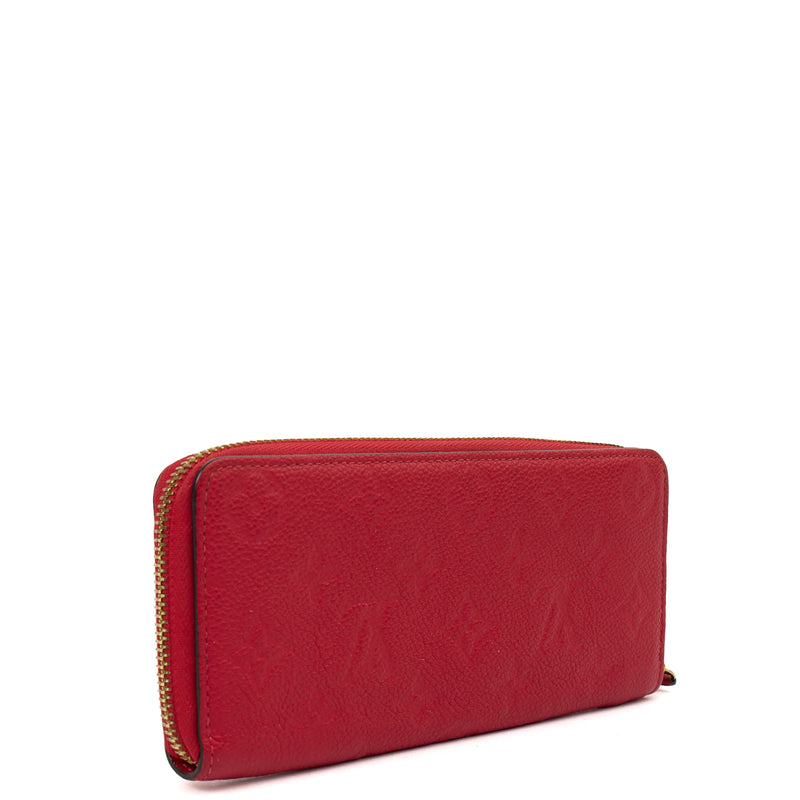 Picture of Louis Vuitton Purse Zippy Wallet in Red, Empreinte Leather