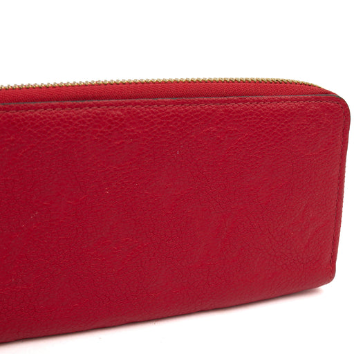 Picture of Louis Vuitton Purse Zippy Wallet in Red, Empreinte Leather