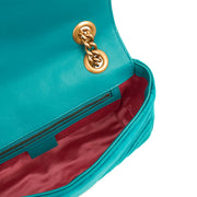 Picture of Gucci Shoulder Bag Marmont Shoulder Flap Bag - Medium in Green, Suede
