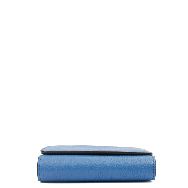 Picture of Mulberry Wallet Wallet in Blue, Calfskin Leather