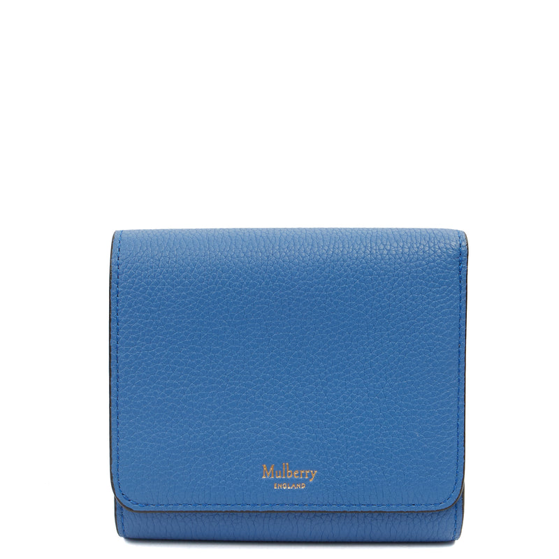 Picture of Mulberry Wallet Wallet in Blue, Calfskin Leather