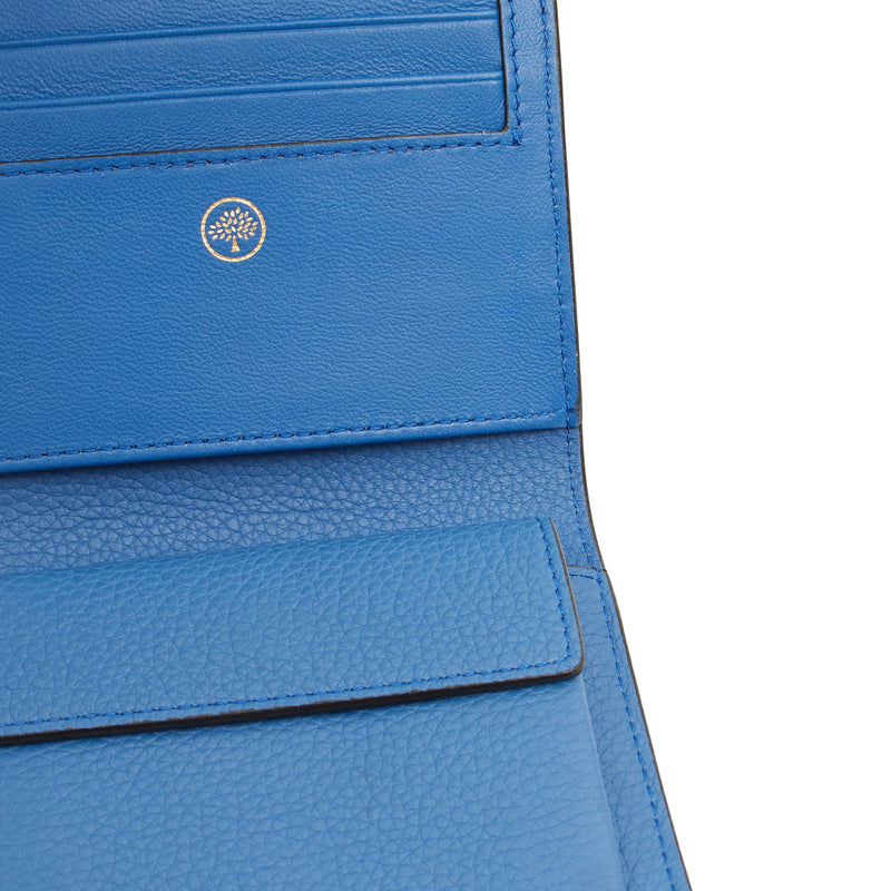Picture of Mulberry Wallet Wallet in Blue, Calfskin Leather