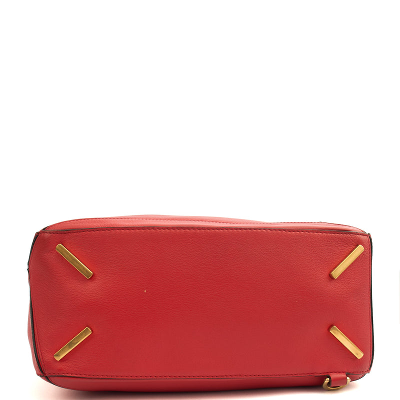 Picture of Loewe Cross Body Puzzle - Medium in Red, Leather