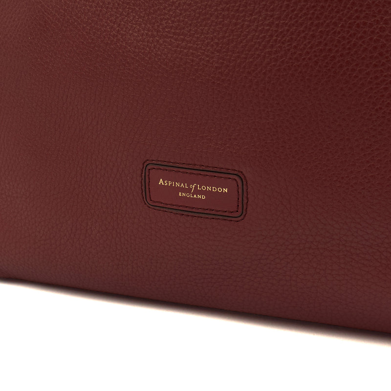 Picture of Aspinal of London Shoulder Bag London Tote- Large in Red, Leather