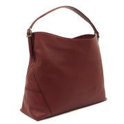 Picture of Aspinal of London Shoulder Bag London Tote- Large in Red, Leather