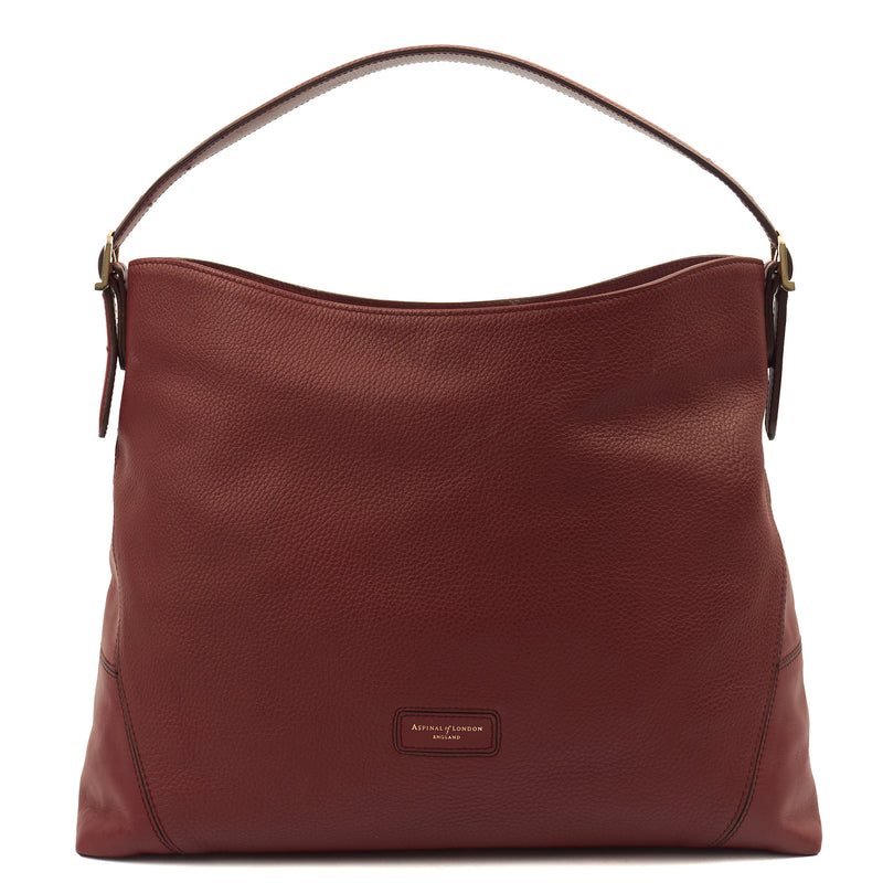 Picture of Aspinal of London Shoulder Bag London Tote- Large in Red, Leather