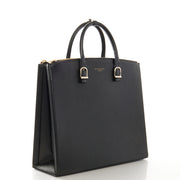 Picture of Aspinal of London Tote Editors Bag- Medium in Black, Leather
