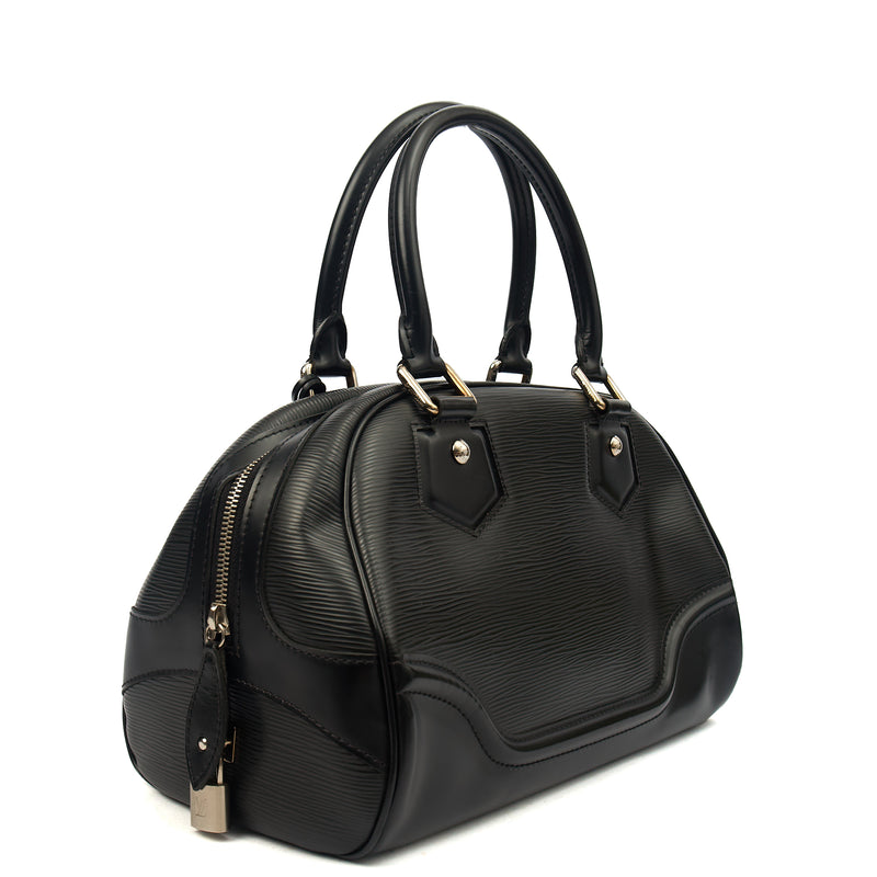 Picture of Louis Vuitton Tote Montaigne MM in Black, Epi Leather