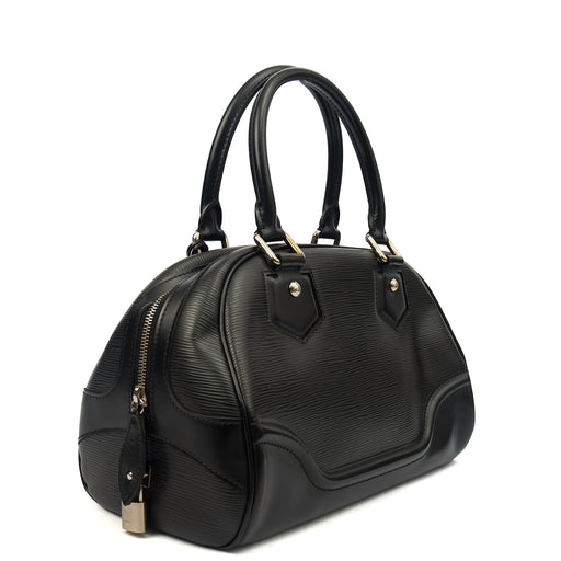 Picture of Louis Vuitton Tote Montaigne MM in Black, Epi Leather
