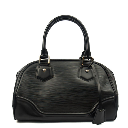 Picture of Louis Vuitton Tote Montaigne MM in Black, Epi Leather