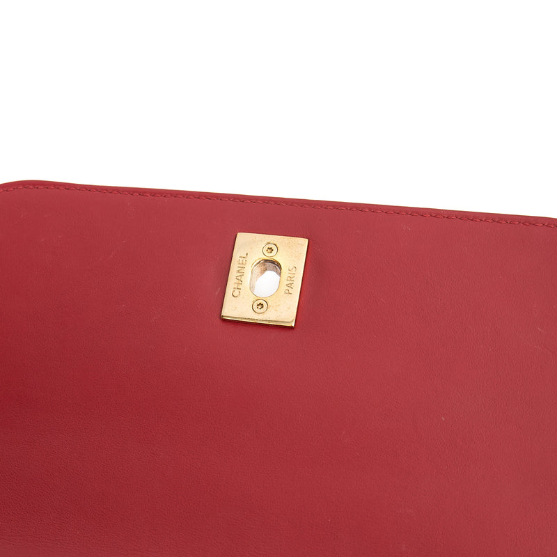 Picture of Chanel Top Handle Business Affinity Flap Bag in Red, Caviar Leather