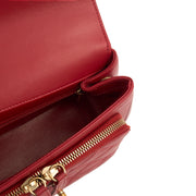 Picture of Chanel Top Handle Business Affinity Flap Bag in Red, Caviar Leather