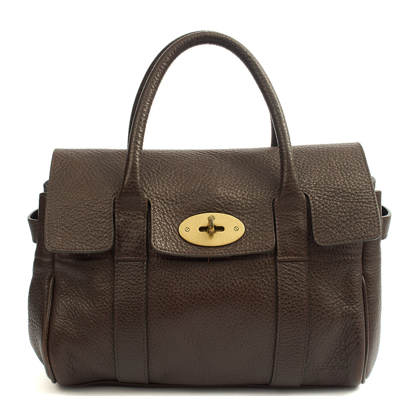 Picture of Mulberry Tote Bayswater- Small in Brown, Calfskin Leather