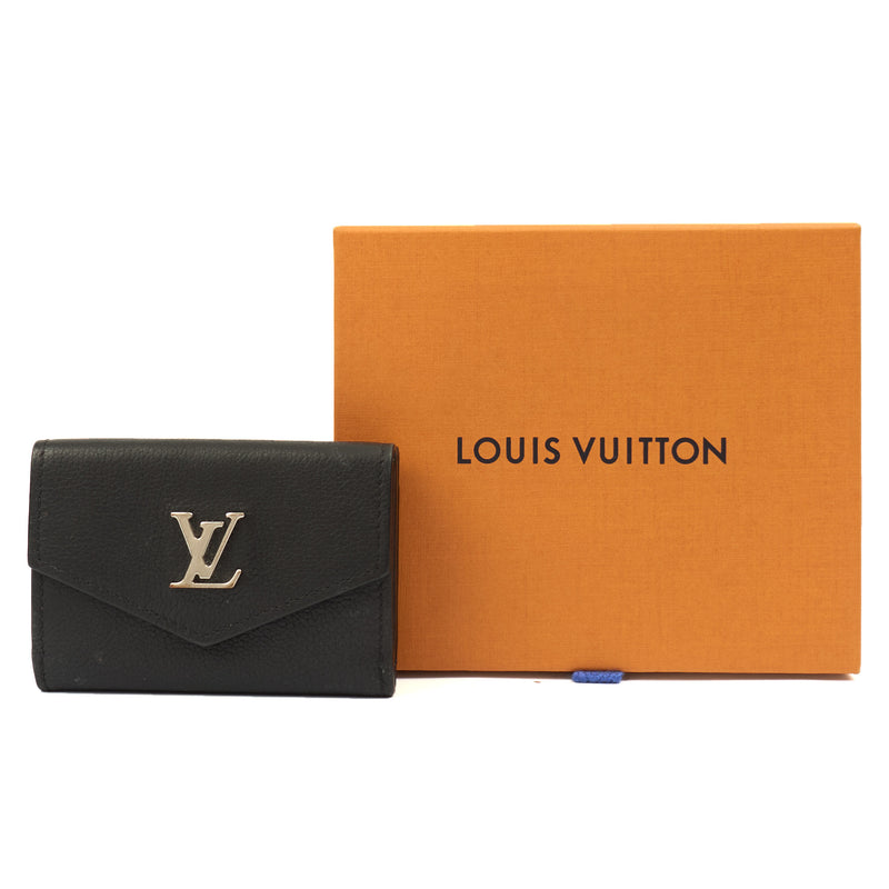 Picture of Louis Vuitton Wallet Mylockme Compact Wallet in Black, Leather