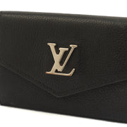 Picture of Louis Vuitton Wallet Mylockme Compact Wallet in Black, Leather