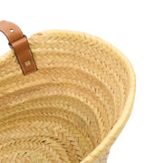 Picture of Loewe Tote Anagram Basket Bag - Medium in Neutral, Other