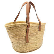 Picture of Loewe Tote Anagram Basket Bag - Medium in Neutral, Other