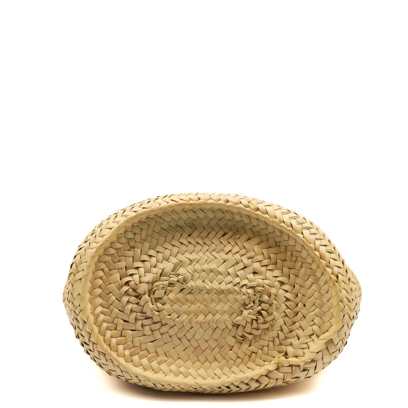 Picture of Loewe Tote Anagram Basket Bag - Medium in Neutral, Other